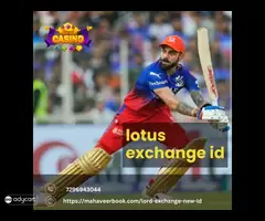 Get your online betting id with lotus exchange id.