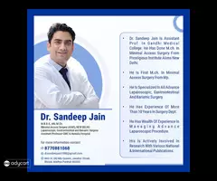 Best laparoscopic and gastrointestinal surgeon in Bhopal | Dr. Sandeep Jain