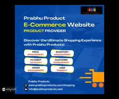 Launch Your Business with Prabhu Products Ready-Made Ecommerce Website