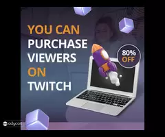 You can purchase viewers on Twitch
